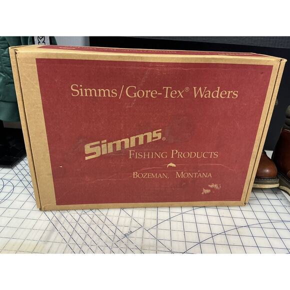 Simms Guide Model Fishing Boots Men’s‎ Size 8 With Simms Gravel Guards Included - Picture 14 of 15